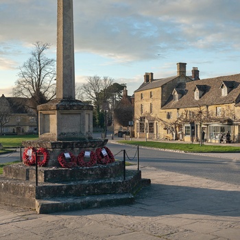 England, Cotswolds, Broadway - mindesmærke for byens faldne under den første verdenskrig