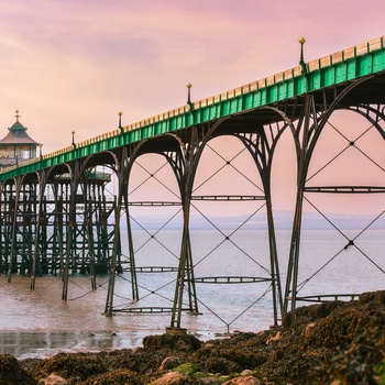 England, Somerset - den spektakulære Clevedon Pier
