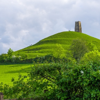 England, Somerset - flot udsyn mod Glastonbury Tor