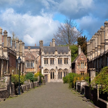 England, Somerset, Wells - det fascinerende Vicar's Close