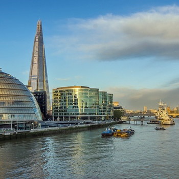 South Bank og HMS Belfast i baggrunden, London i England