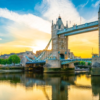 London Tower og Skyline, England