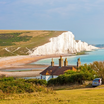 Coastguard Cottages ved Seven Sisters i Sydengland