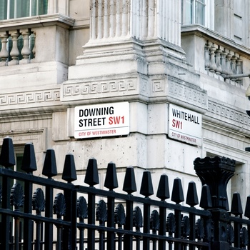 Downing Street i London, England