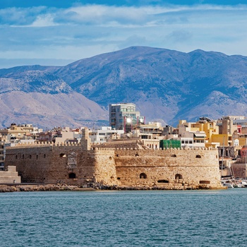 Fæstningen Koules i Heraklion - hovedstaden på Kreta