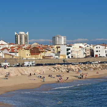 Badebyen Figueira da Foz i Portugal
