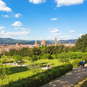 Udsigt over Firenze fra Boboli parken