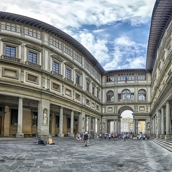 Uffizi Galleri i Firenze, Italien