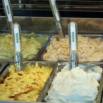 Gelato la Carraia, isbutik med lækker is i Firenze, Italien