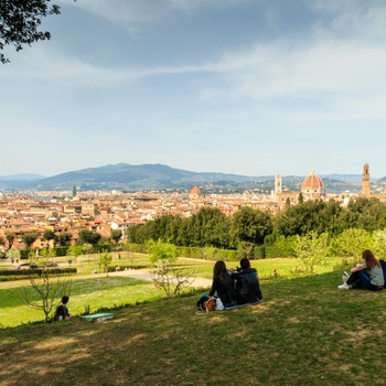 Udsigt over Firenze fra Boboli parken