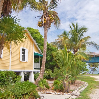 Museum på Pigeon Key, ø langs Overseas Highway til Key West, Florida