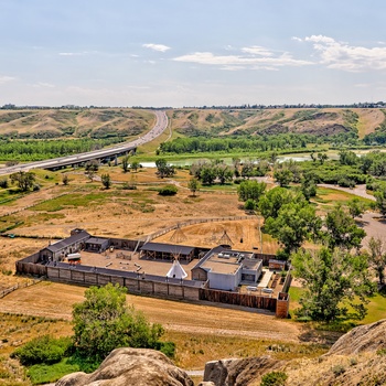 Fort Whoop-Up i Lethbridge - Alberta i Canada