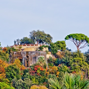 Klippen Colline du Château i Nice, Frankrig