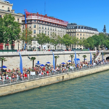 Strand langs Seinen i Paris, Frankrig