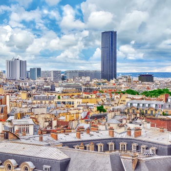 Udsigt il Montparnasse tårnet i Paris, Frankrig