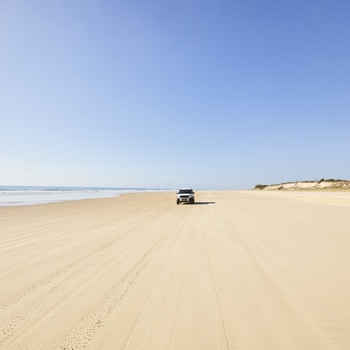 Kørsel på stranden på Fraser Island 