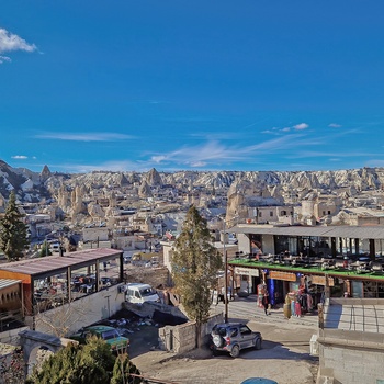 Göreme - historisk klippeby i Kappadokien - Tyrkiet