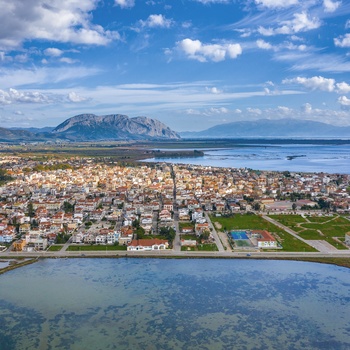 Udsigt til Den Hellige By Messolonghi - Grækenland