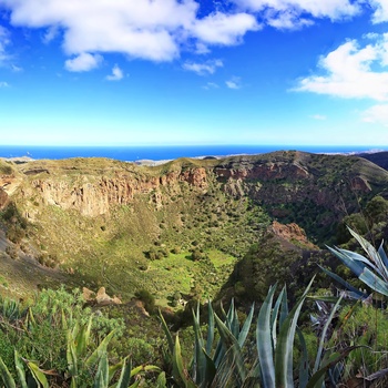 Vulkankrateret Caldera de Bandama på Gran Canaria