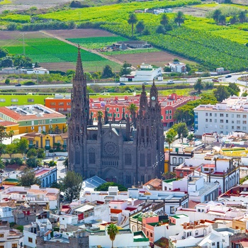 Katedralen i Arucas på Gran Canaria, Spanien