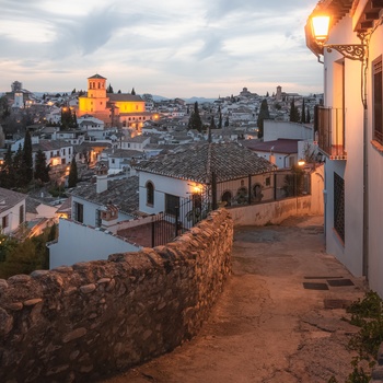 Bydelen Albaicin i Granada