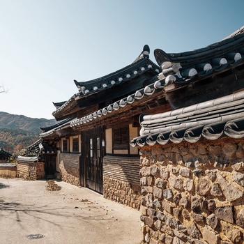 Hahoe Folk Village der er på UNESCOs Verdensarvsliste - Sydkorea