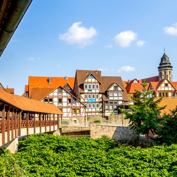 Idyl i Hannoversch Münden, Niedersachsen