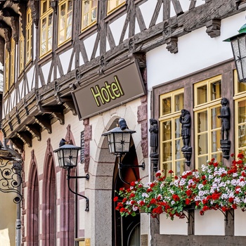 Klassisk hotel i Wernigerode, Harzen