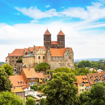 The Castle Hill, Quedlinburg, Harzen