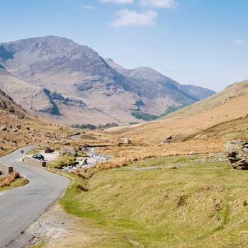 Honister Pass i Lake District England