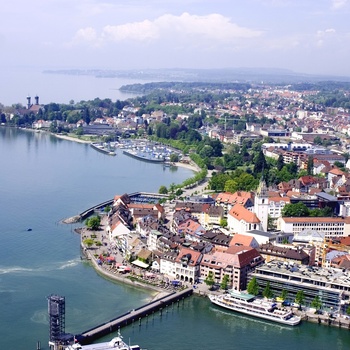 Hotel City Krone i Friedrichshafen - Luftfoto