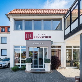 Hotel Rennschuh i Göttingen, Tyskland - Facade og indgang