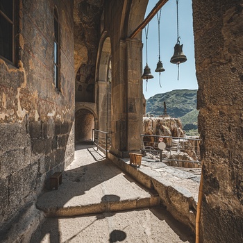 Vardzia, huleby og kloster i Georgien