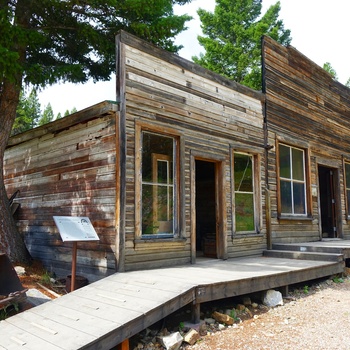 Huse i Garnet Ghost Town