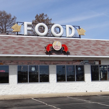 Cozy Dog Drive Inn i Springfield, Illionis