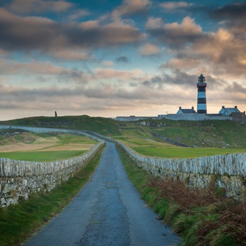 Irland, County Cork - vejen op til fyrtårnet Old Head