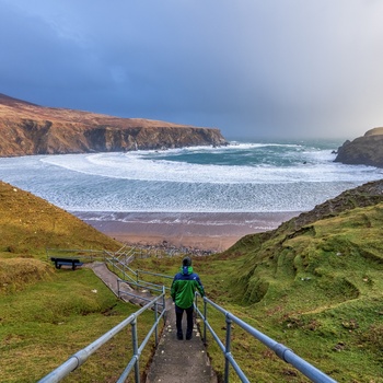 Irland, County Donegal - den smukke Silver Beach ved Malin Beg (Foro - Courtesy Gareth Wray Photography & Tourism Ireland)