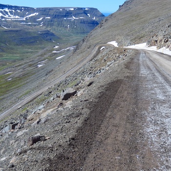 På vej mod Bolafjall i det nordvestligste Island