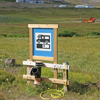 Faciliteter til autocamper - Island