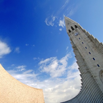 Hallgrimskirken i Reykjavik, Island