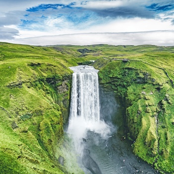 Skogafoss vandfaldet, Island