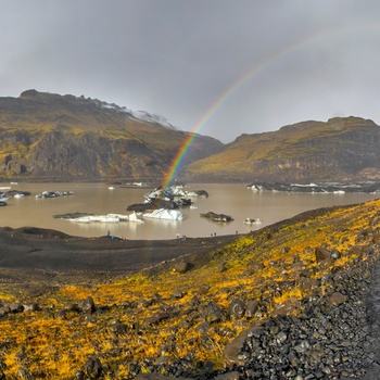 Solheimajokul gletsjer, Island