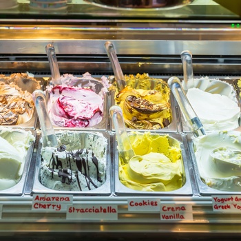Lækker is i Firenze, Italien