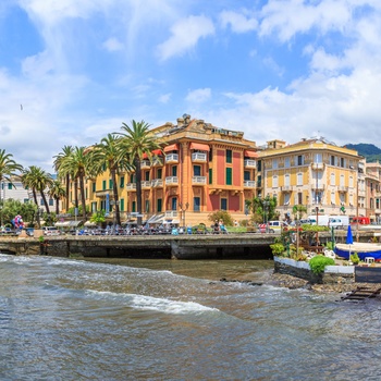 Rapallo på den italienske Rivier, Ligurien i Italien