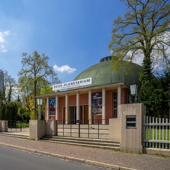 Zeiss Planetarium i byen Jena - Tyskland