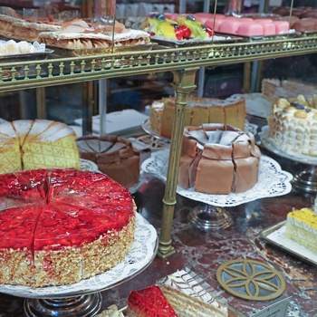 Kager hos Demel konditoriet i Wien - Østrig