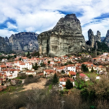 Kalambaka ved klostrene i Meteora - Grækenland