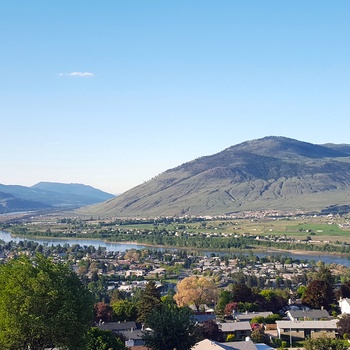 Panoramaudsigt over Kamloops