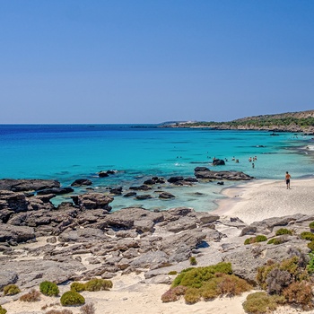 Kedrodasos naturstrand i det vestlige Kreta