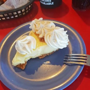 Key Lime Pie hos Mrs Marcs Kitchen i Key Largo, Florida